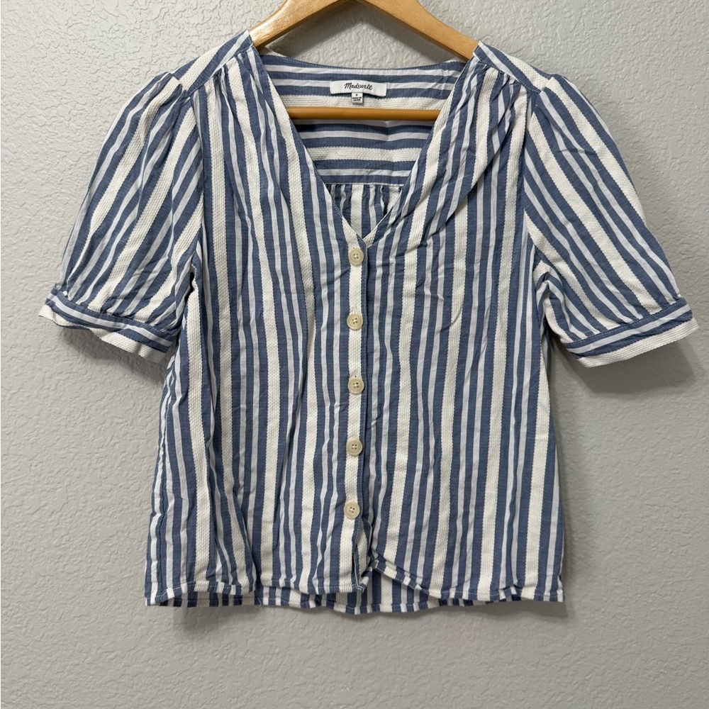 Madewell Button-Front Top